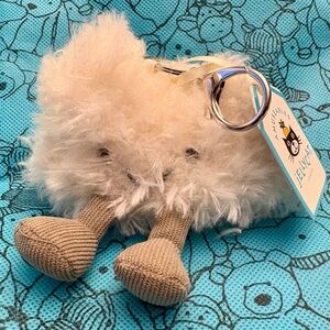 Jellycat cloud bag charm